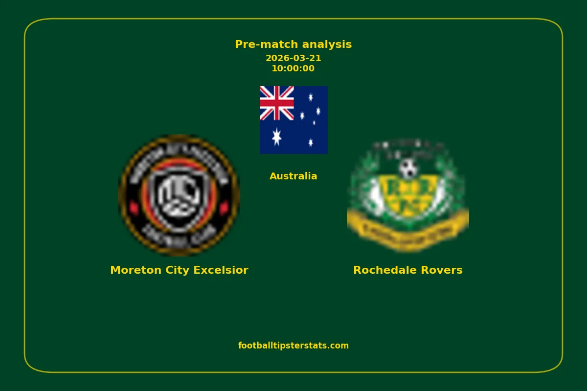 Pre-match analysis: Moreton City Excelsior vs Rochedale Rovers on 2026-03-21